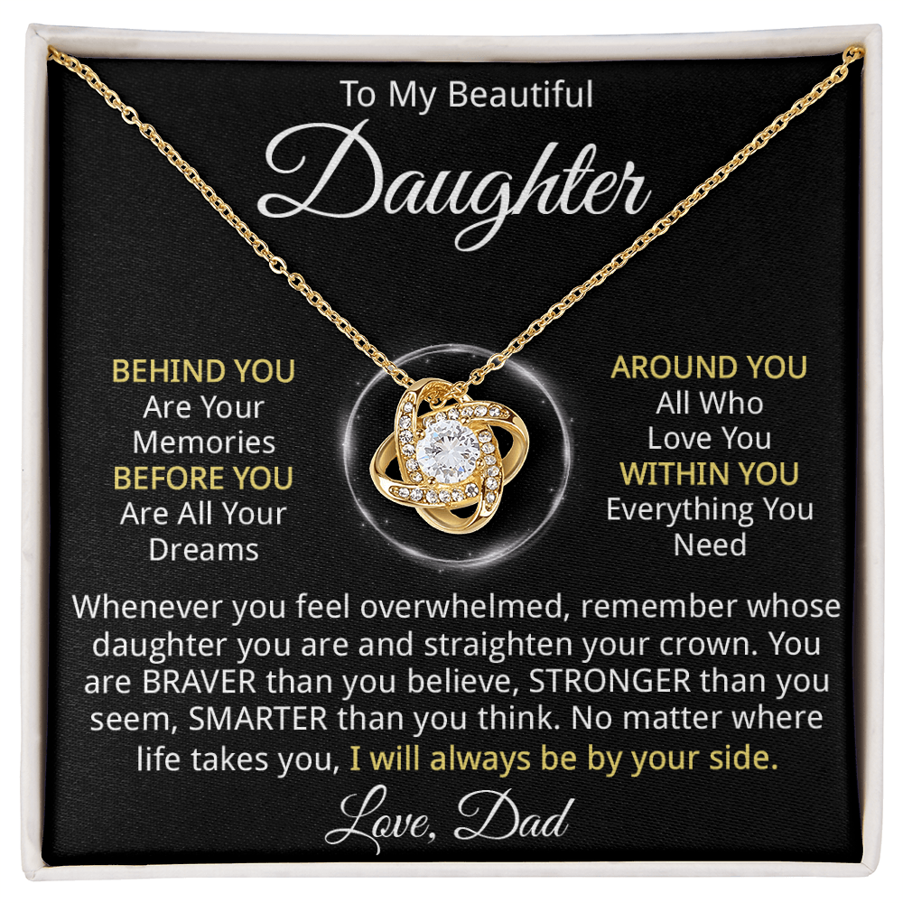 To My Beautiful Daughter - I will always be by your side.