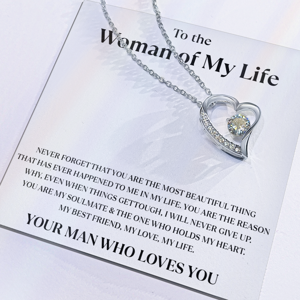 To The Love of My Life - Love heart necklace